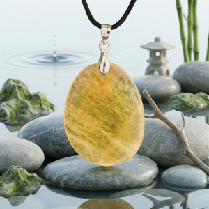 Pendentif Calcite Orange