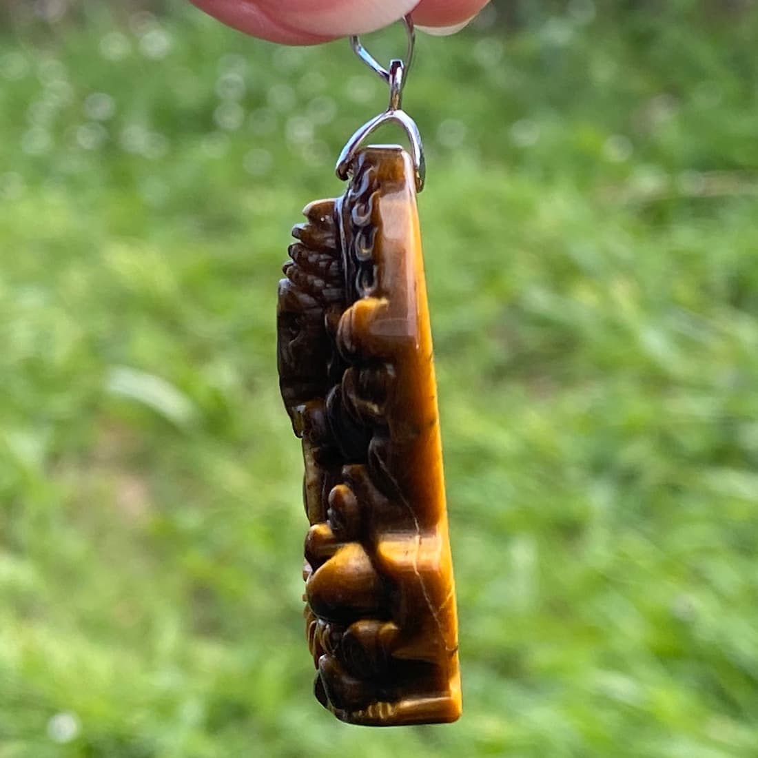 Pendentif Ganesh Oeil Tigre – Image 2